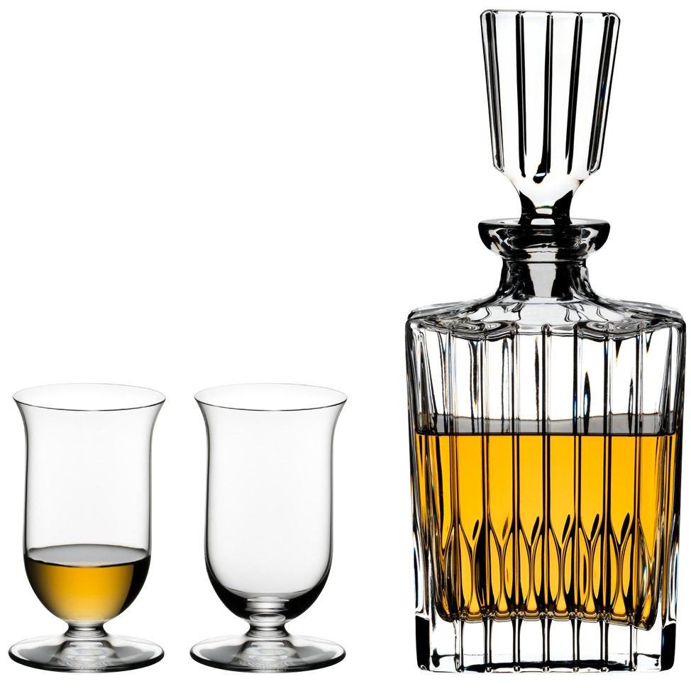 Декантер и 2 стакана для виски RIEDEL Drink Specific Glassware Single Malt Whisky Set (арт. 5460/53)