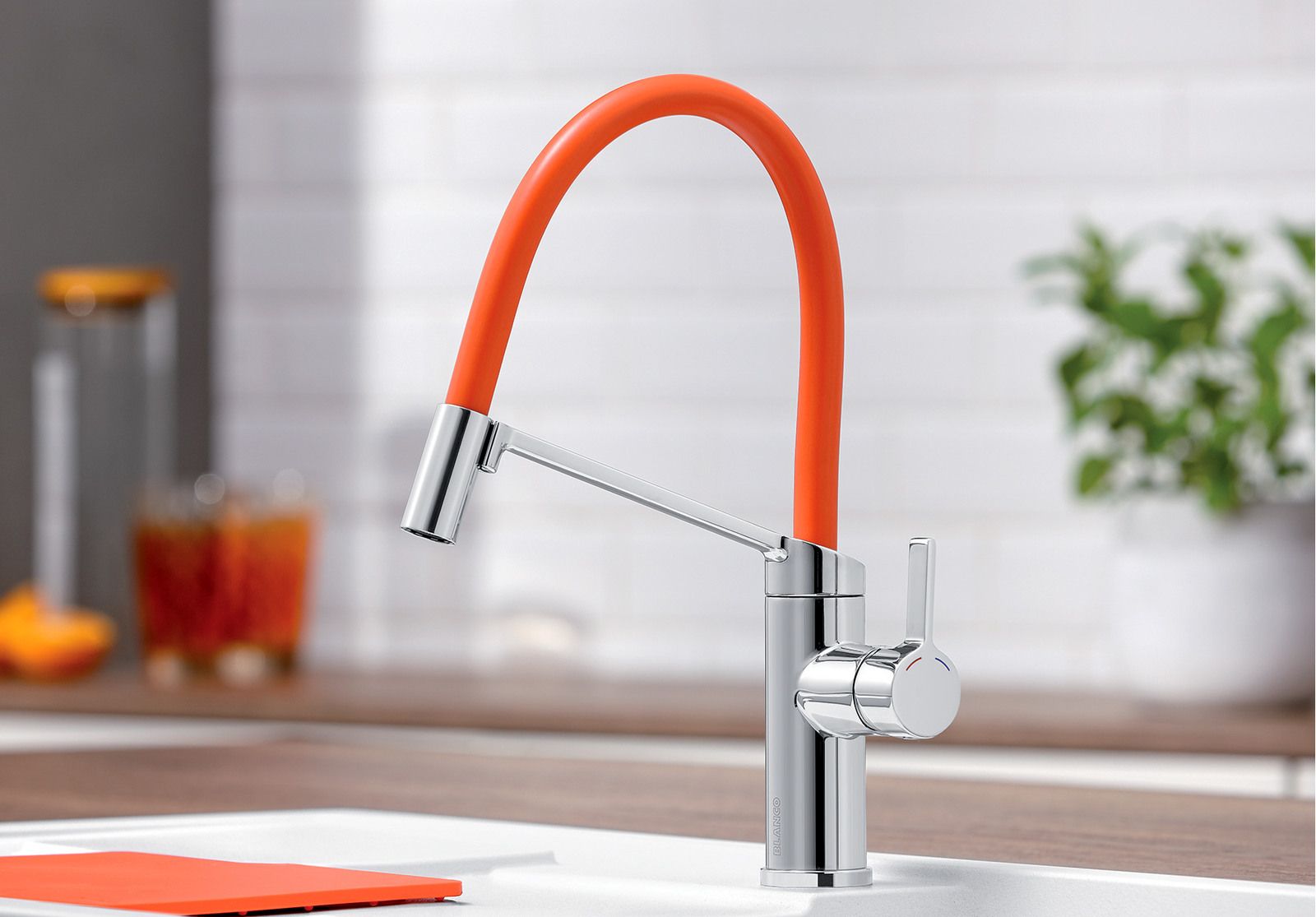 Кухонный смеситель Blanco Viu-S Galvanic Chrome 524813