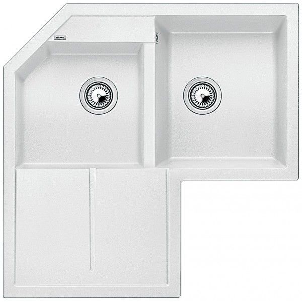 Кухонная мойка Blanco Metra 9E Silgranit White 515568