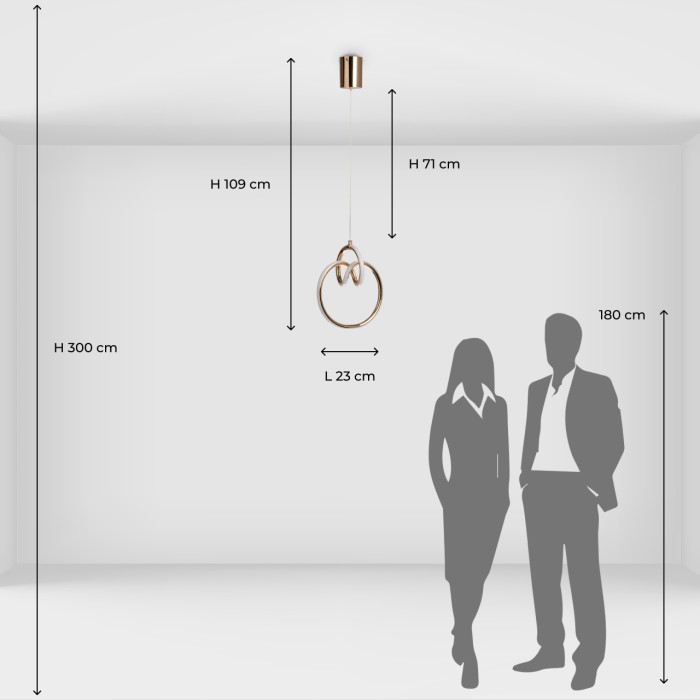 Подвесной светильник De Markt Aurich Pendant Lamp 108010701