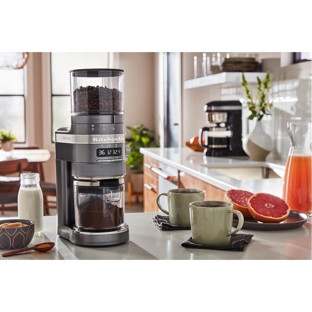 Кофемолка KitchenAid Burr Coffee Grinder Medallion Silver KCG8433MS