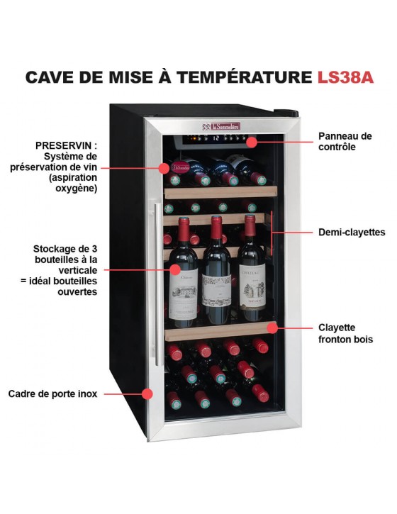 Винный шкаф La Sommeliere LS38A