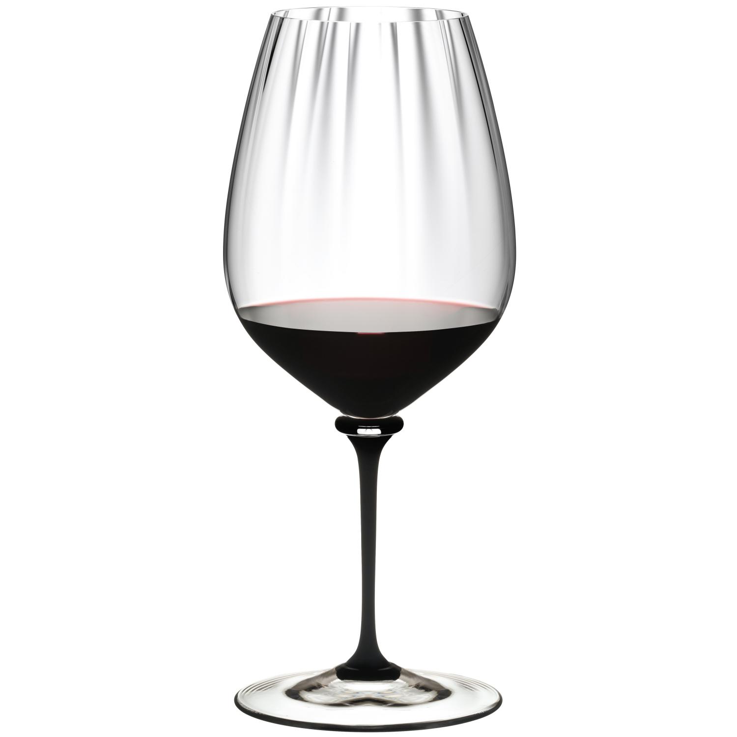 Бокал для красного вина RIEDEL Fatto A Mano Performance Cabernet/Merlot Black Stem 834 мл (арт. 4884/0D)