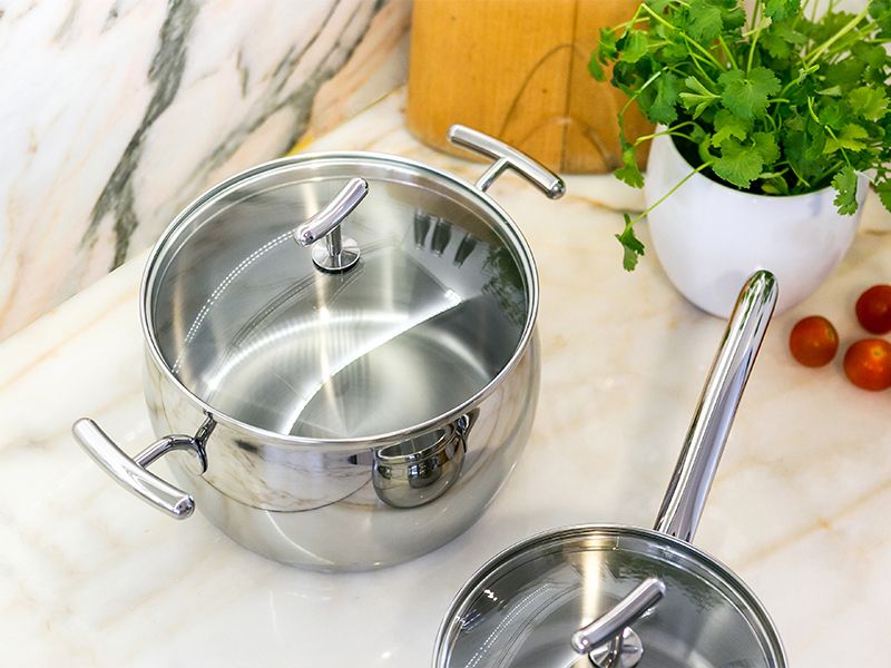 Кастрюля с крышкой Silampos Yumi Glass Stockpot 636122VJ6616