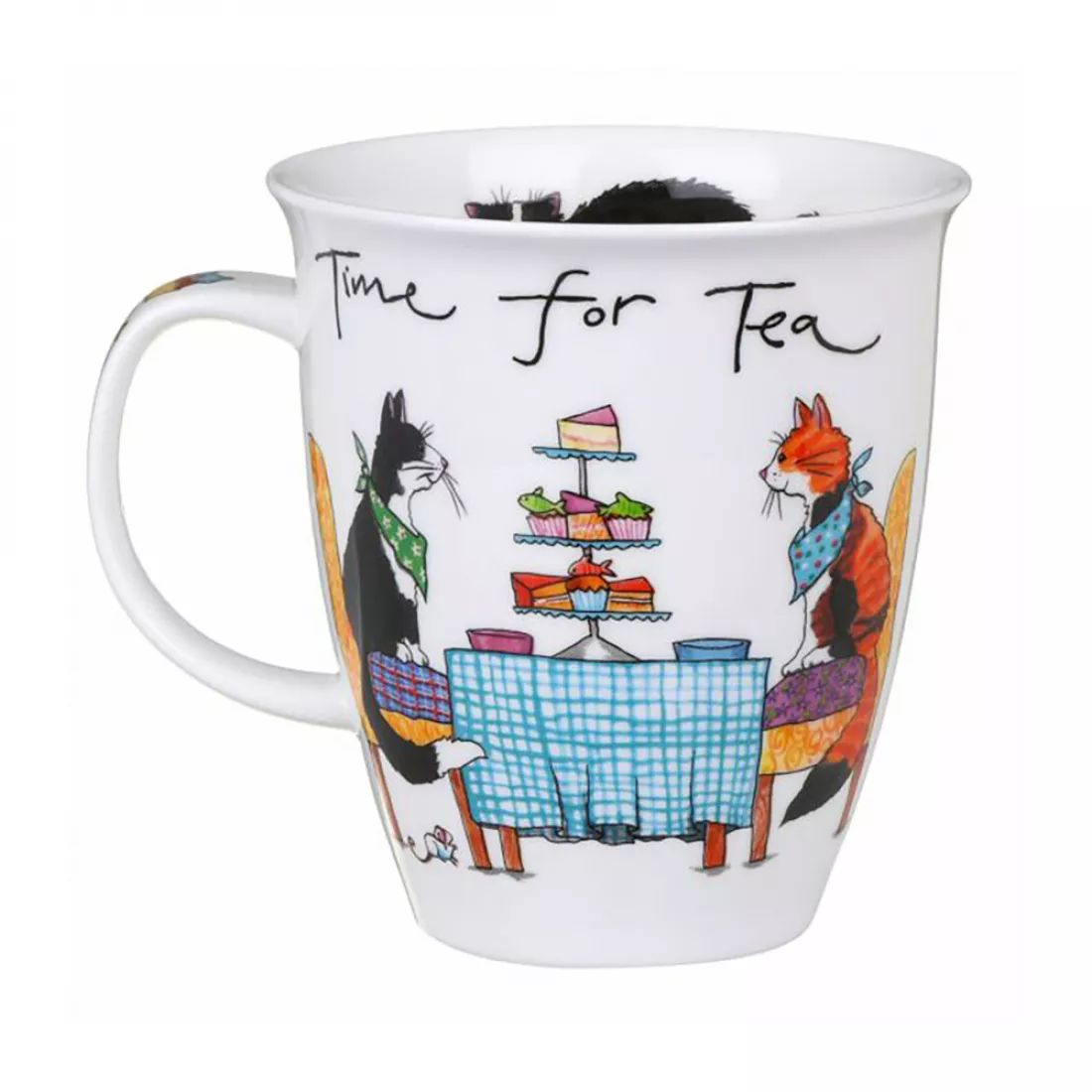 Кружка Dunoon Nevis Tea Time Cats 78019275