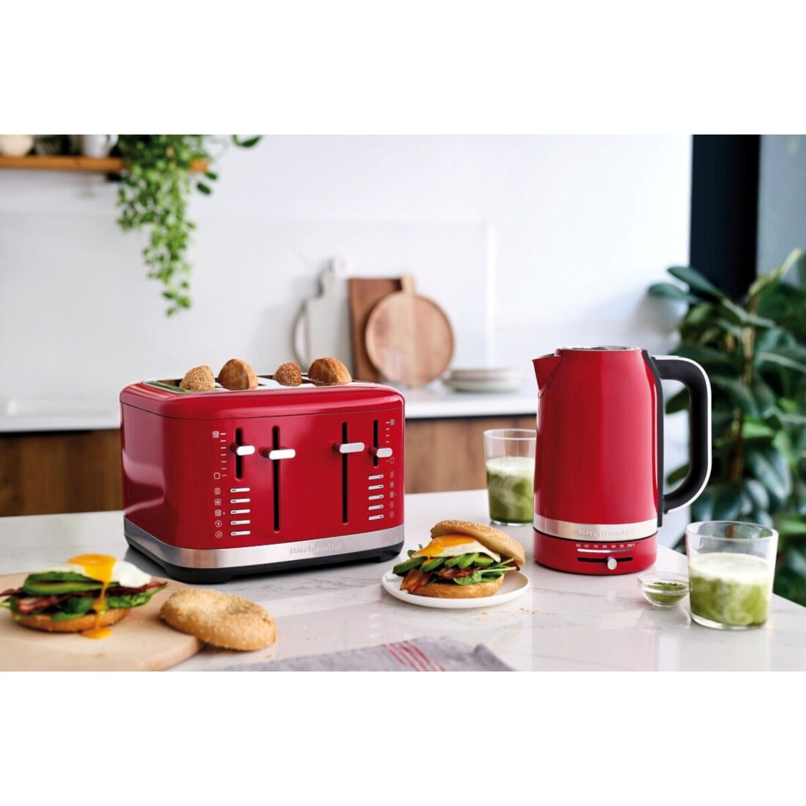 Тостер KitchenAid 4-Slice Toaster Empire Red KMT4109ER