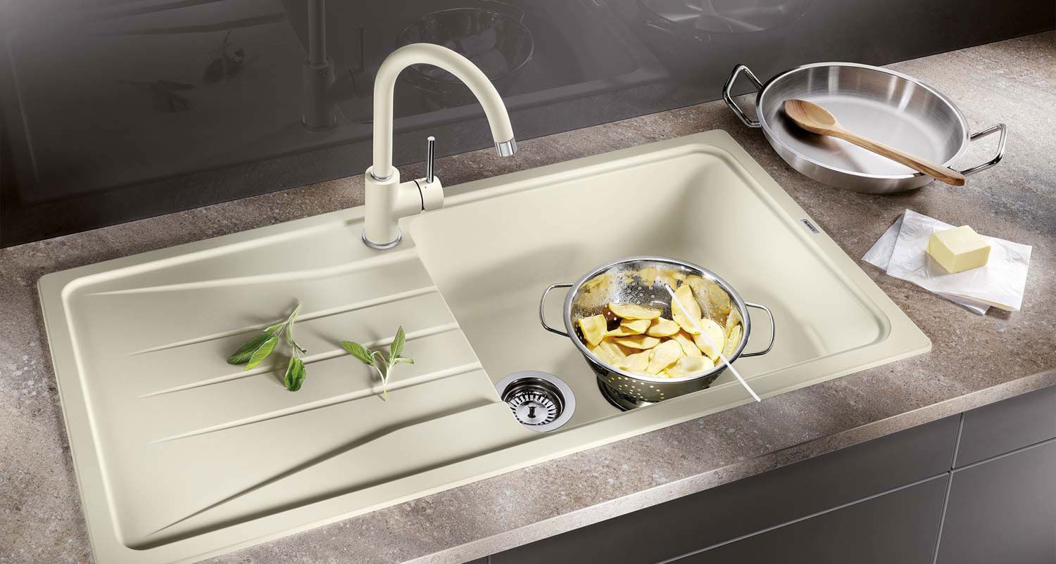 Кухонный смеситель Blanco Mida Silgranit-Look Anthracite 524202