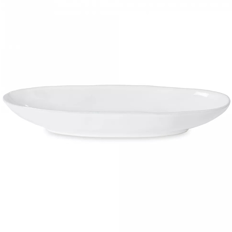 Блюдо овальное Costa Nova Livia Oval Platter LNA331-WHI