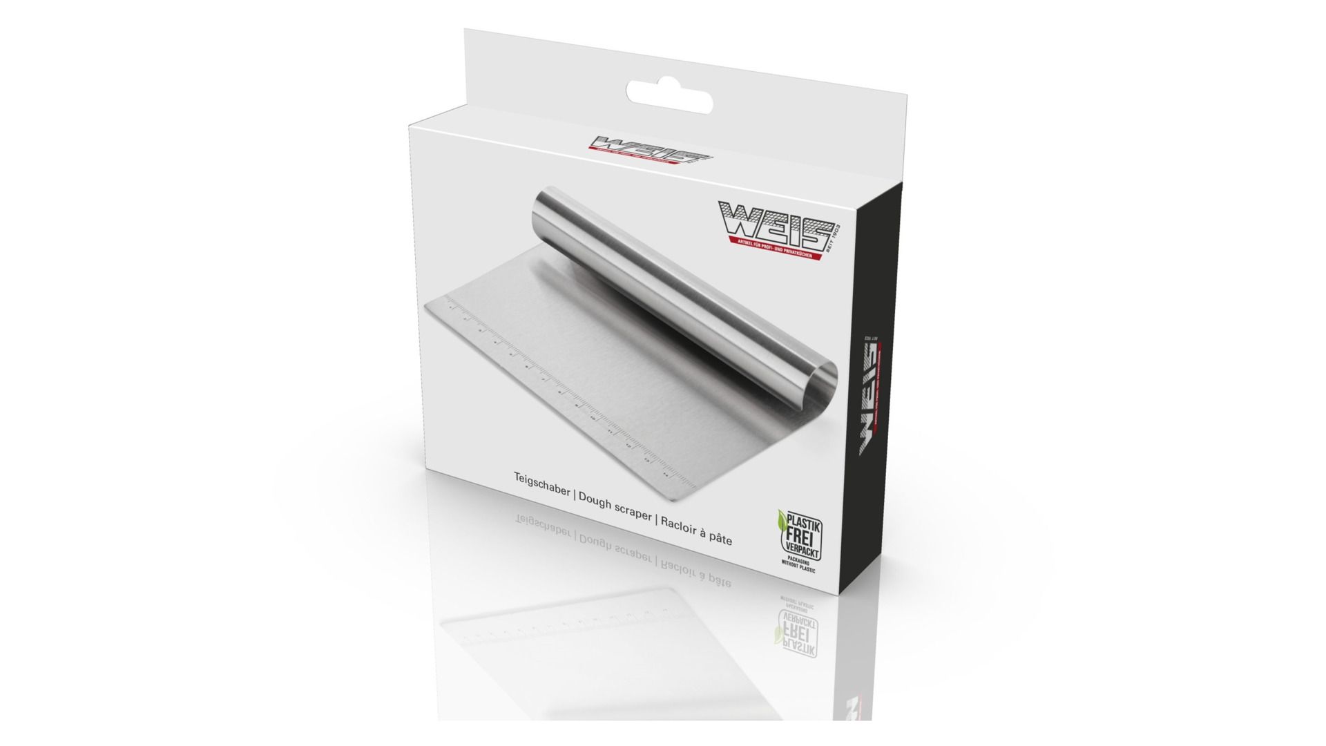 Шпатель кондитерский Weis Teigschaber / Teigkarte aus Edelstahl 14849