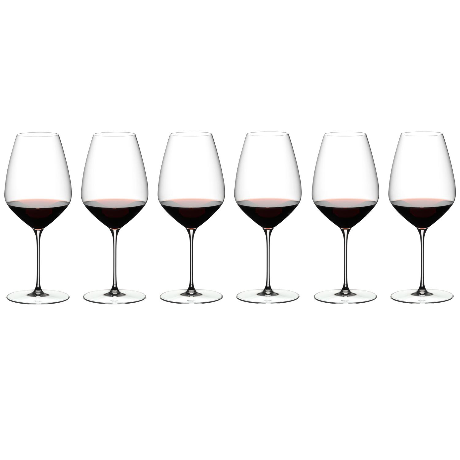 6 бокалов для красного вина RIEDEL Veloce Party Set Syrah 720 мл