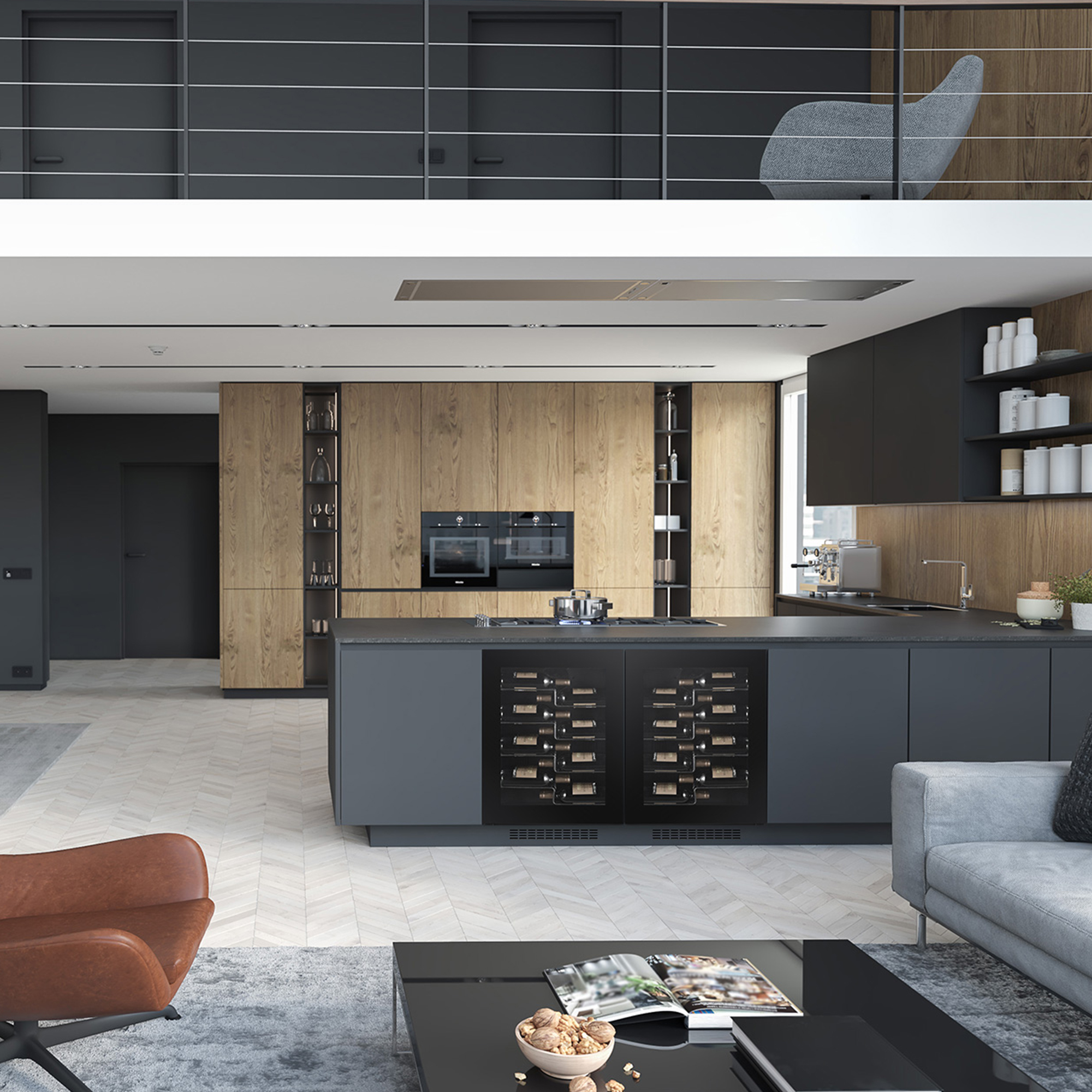 Винный шкаф Temptech PRESPROX60SRB Prestige