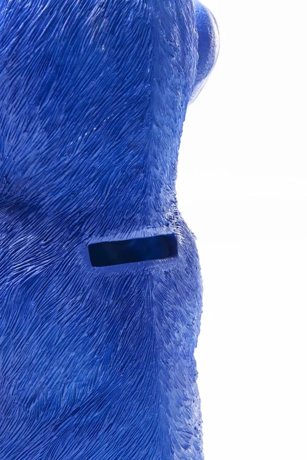 Копилка KARE Spardose Monkey Mizaru Blau 60792