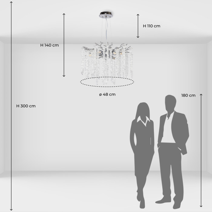 Люстра подвесная MW-Light Lima Hanging Chandelier 467013406