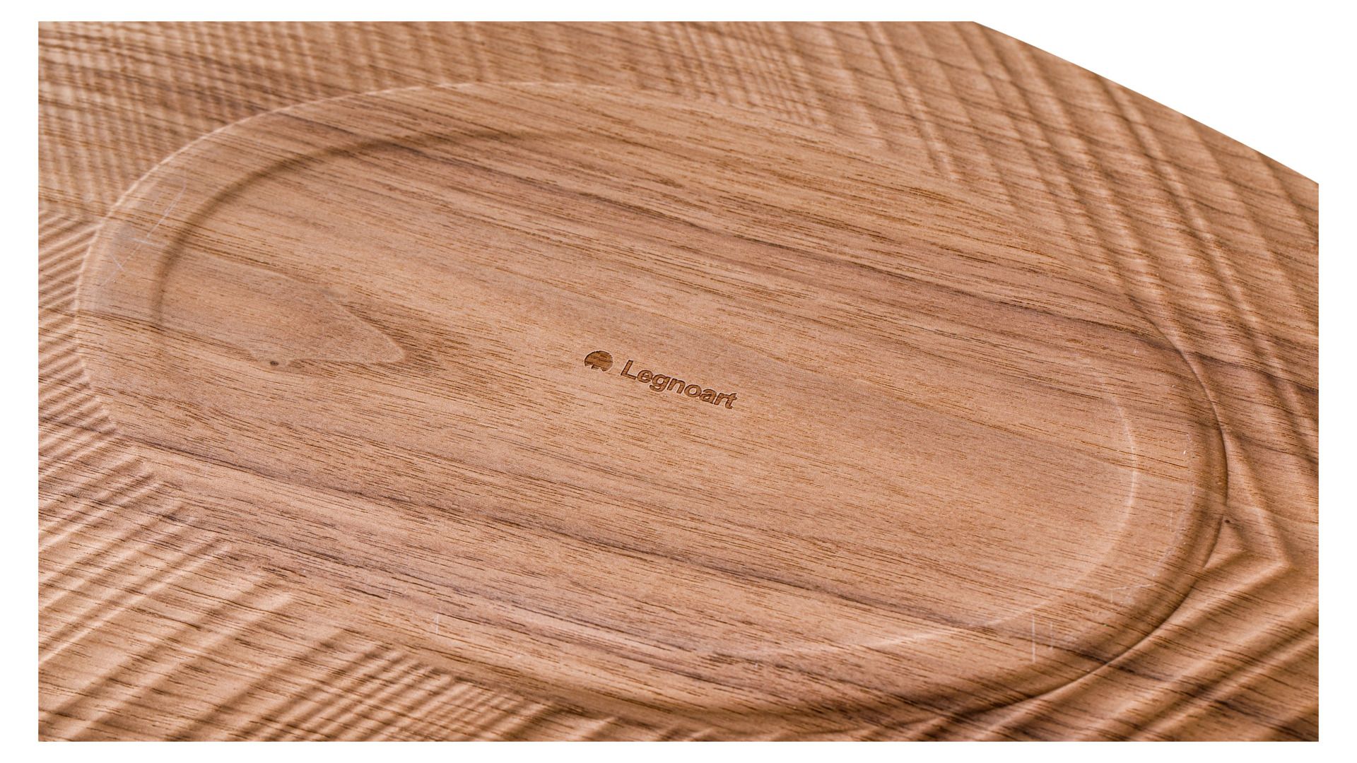 Поднос сервировочный Legnoart Leaf L Walnut LT-21