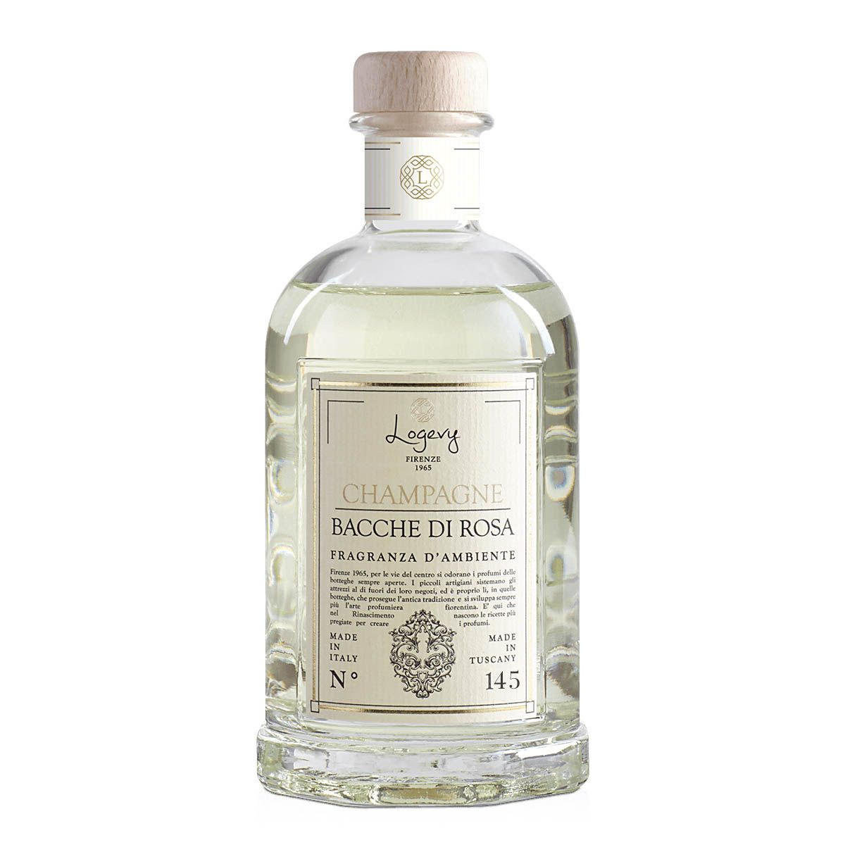 Ароматический диффузор Logevy Firenze 1965 Champagne e Bacche di Rosa Fragranza d'Ambiente LOG0236