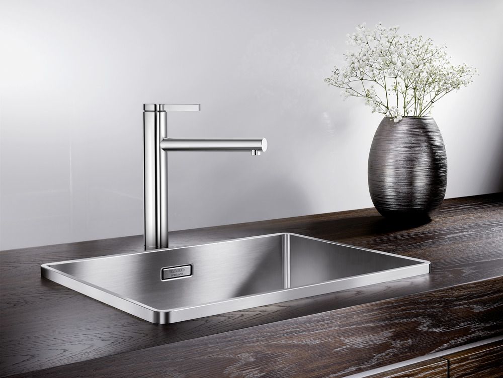 Кухонный смеситель Blanco Linee Galvanic Chrome 517594