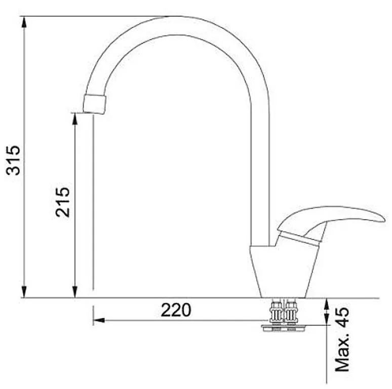 Кухонный смеситель Franke Platino Beige 115.0029.588
