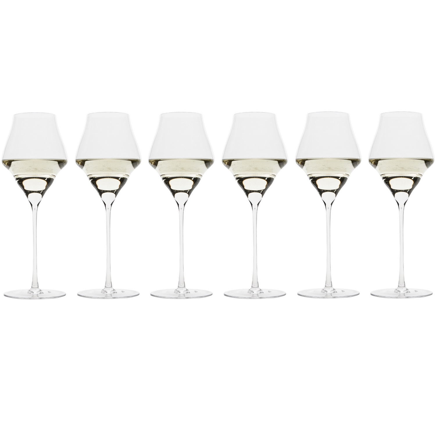 6 бокалов для шампанского Josephinenhütte Josephine No. 4 Champagne Set 10406