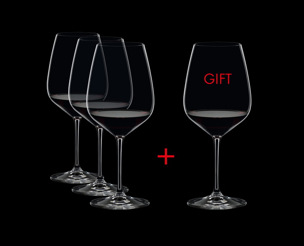 4 бокала для красного вина RIEDEL Extreme Cabernet Buy 3 Get 4 Set 4411/0