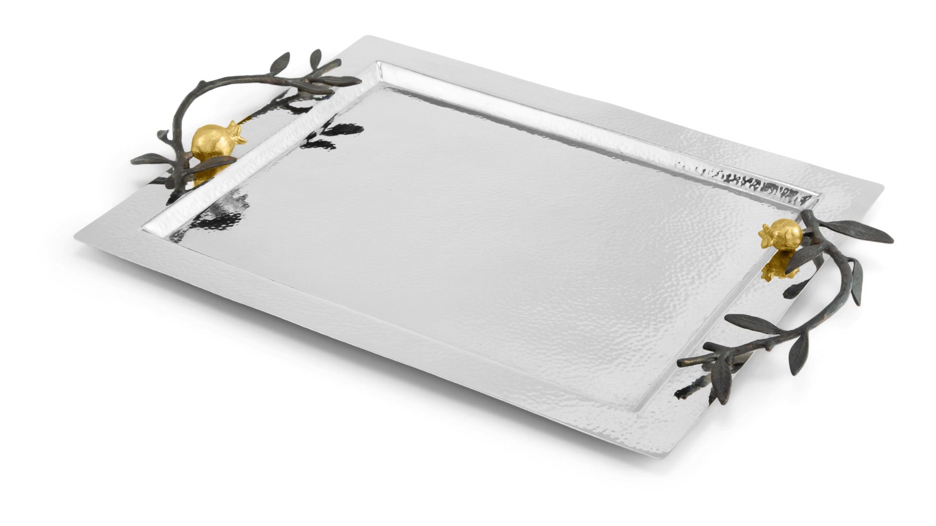 Поднос прямоугольный Michael Aram Pomegranate Serving Tray 175216