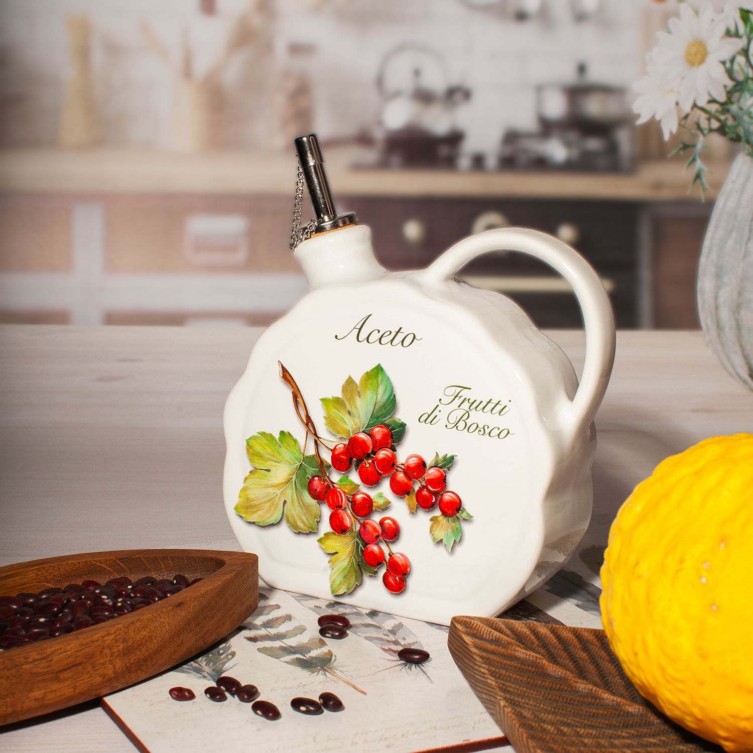 Бутылка для уксуса Nuova Cer Frutti di Bosco Bottiglia Aceto 7387-FBO