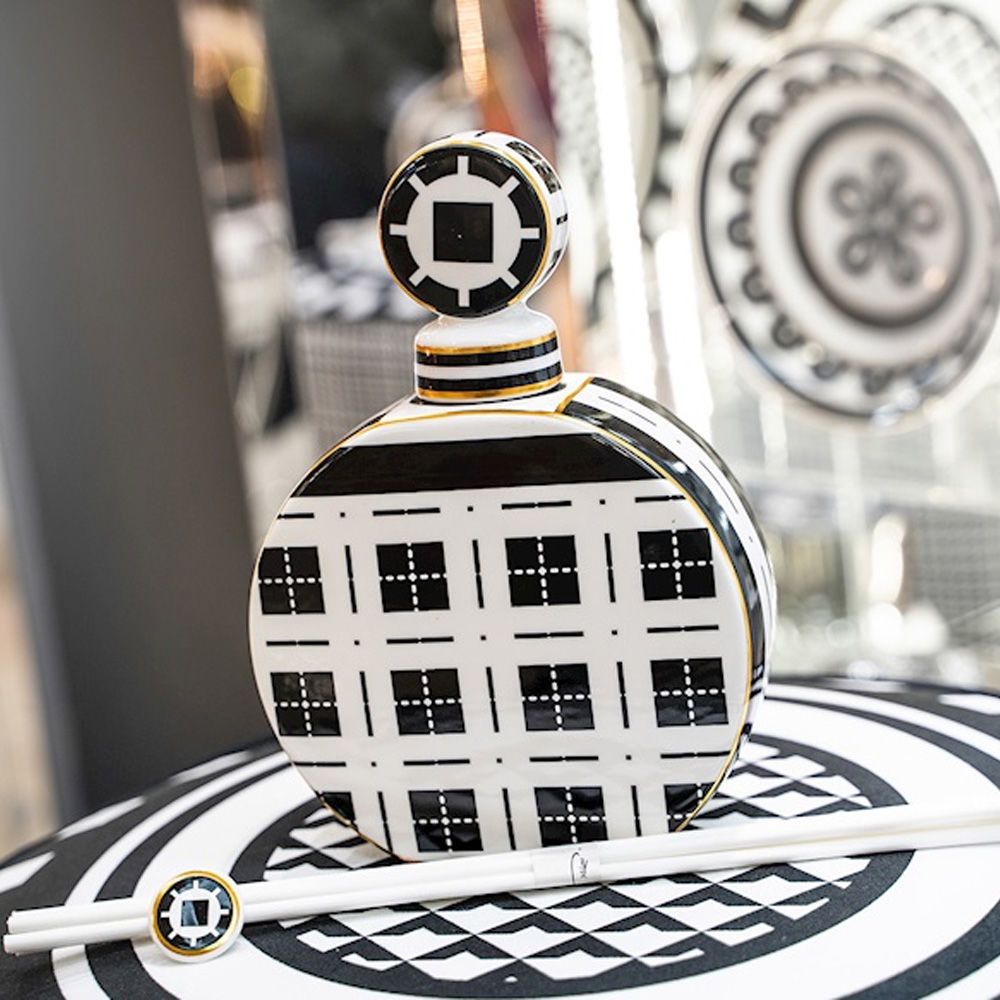 Вазочка для диффузора Baci Milano Optical Midi Diffuser Bottle RMIDI.OPT01