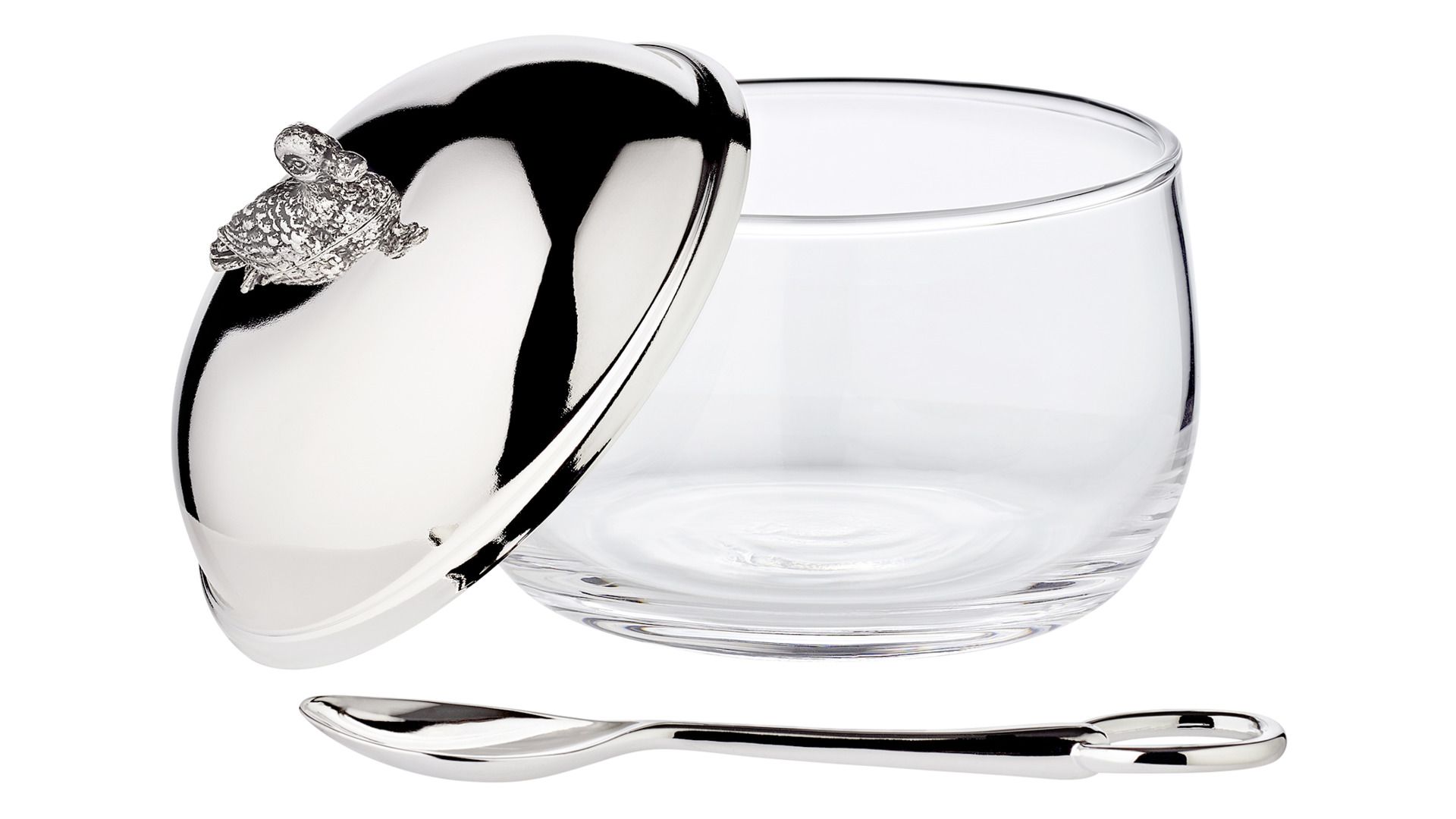 Банка для меда с ложкой Edzard Marmeladenglas Ente 4679