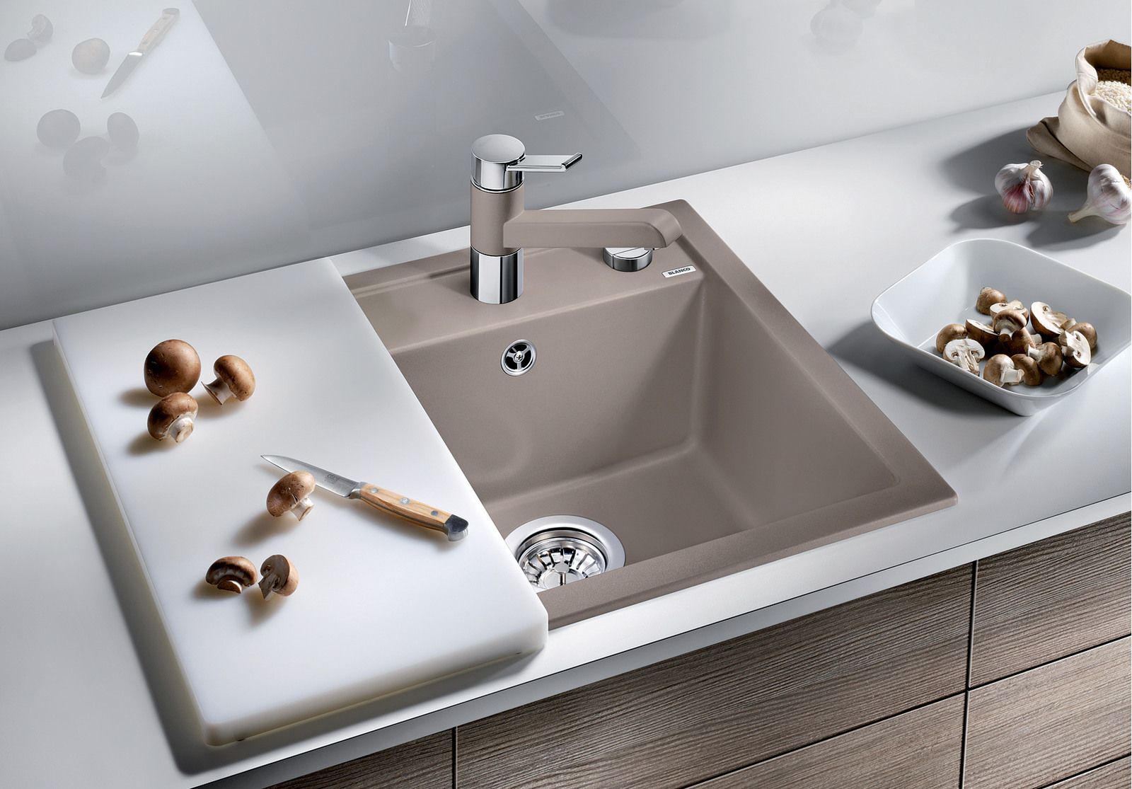 Кухонная мойка Blanco Dalago 45 Silgranit Anthracite 517156