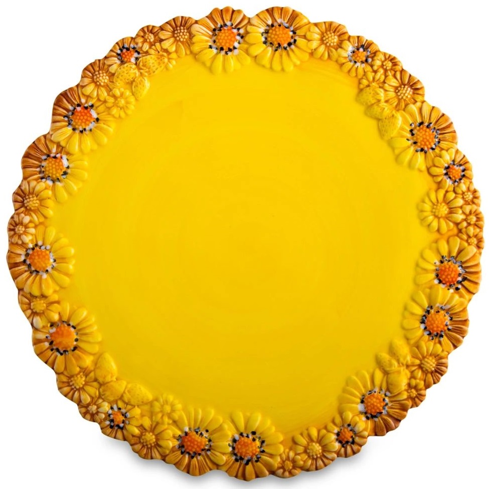 Тарелка сервировочная Edelweiss Daisies Table Centerpiece EDW-710R-02