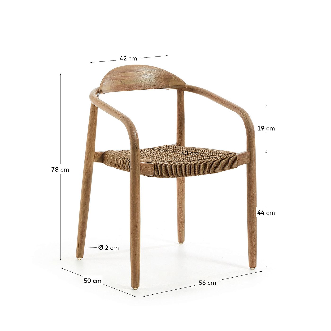 Стул La Forma Glynis Silla LF-057623