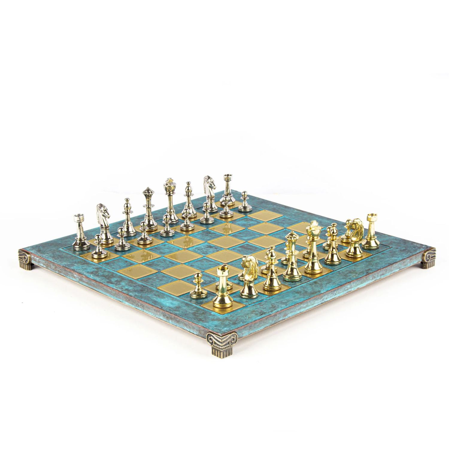 Шахматы Manopoulos Classic Metal Staunton Chess Set S34TIR