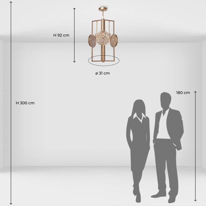 Люстра подвесная MW-Light Ilonica Hanging Chandelier 451012503