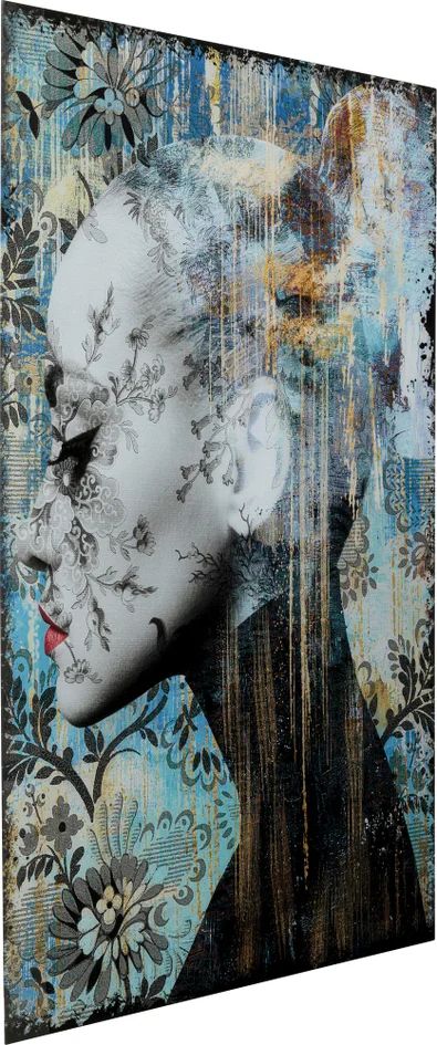 Картина KARE Glasbild Lady Flower 53812