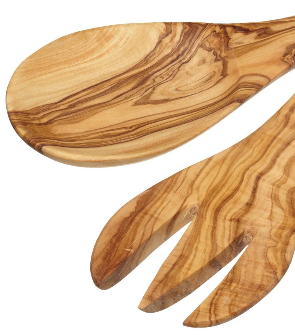Набор для салата KitchenCraft World of Flavours Italian Olive Wood Salad Servers WFITSALSERV