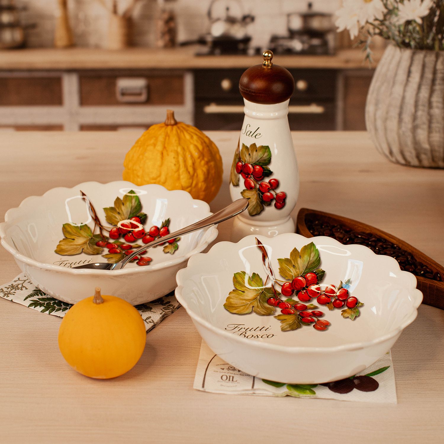 Тарелка для супа Nuova Cer Frutti di Bosco Piatto fondo 7410/3-FBO