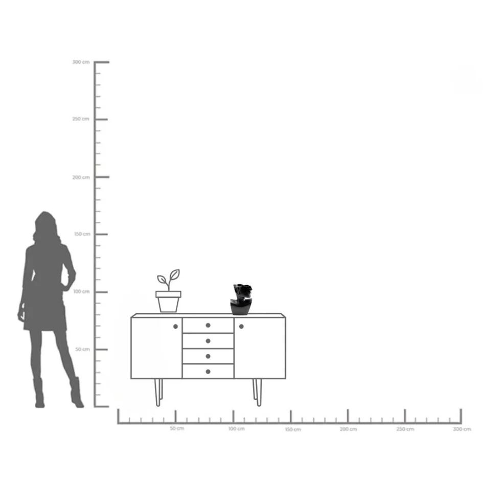 Ваза KARE Vase Rostro Side Schwarz 55218