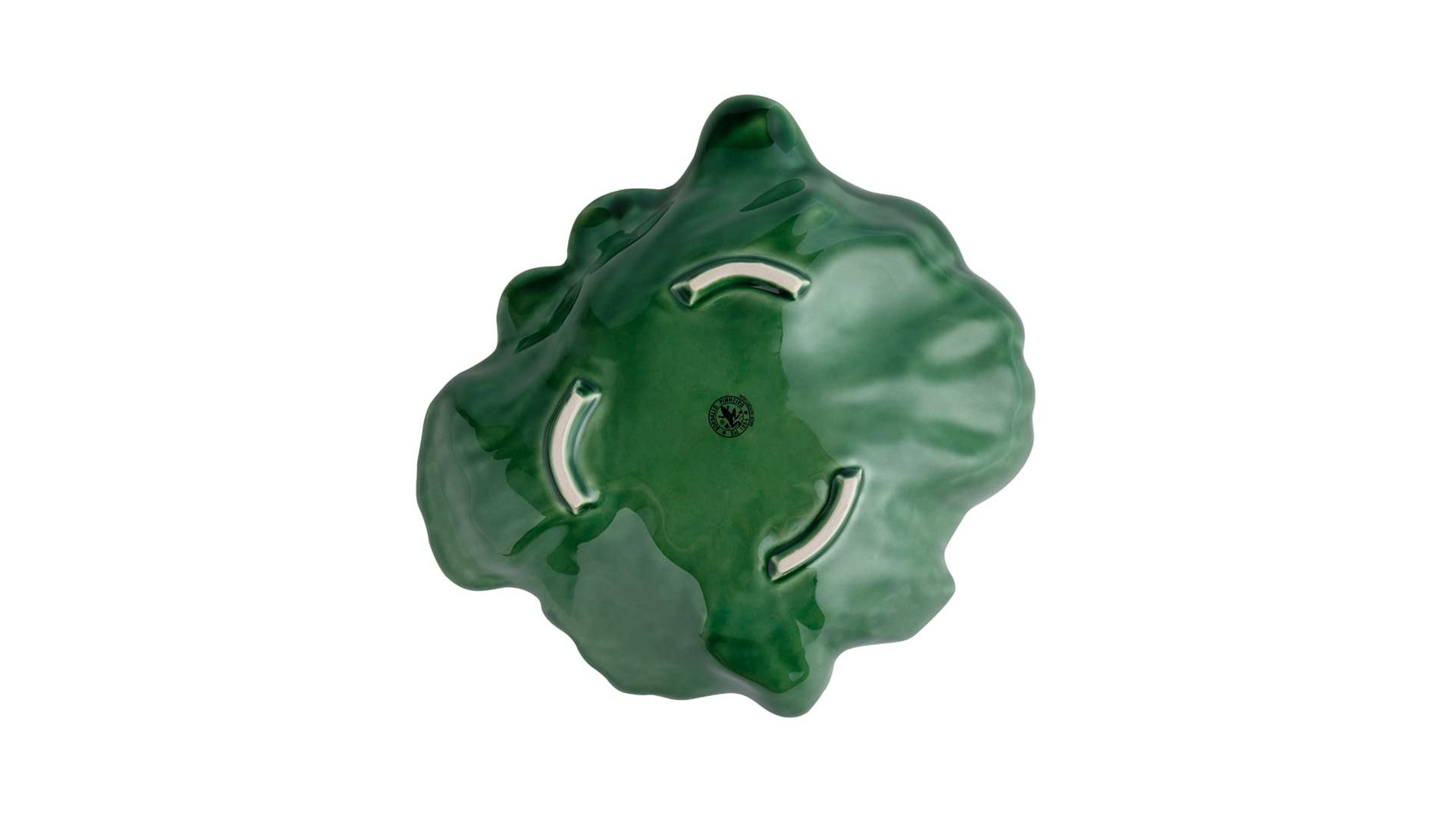 Блюдо Bordallo Pinheiro Cabbage Concave Leaf 65000560
