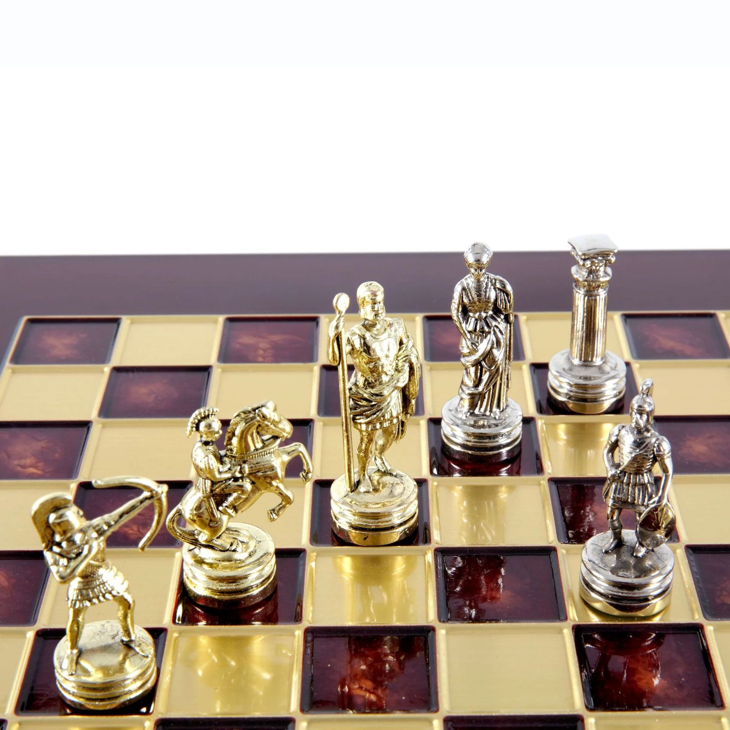 Шахматы Manopoulos Handcrafted Luxury Archers Chess Set S15RED