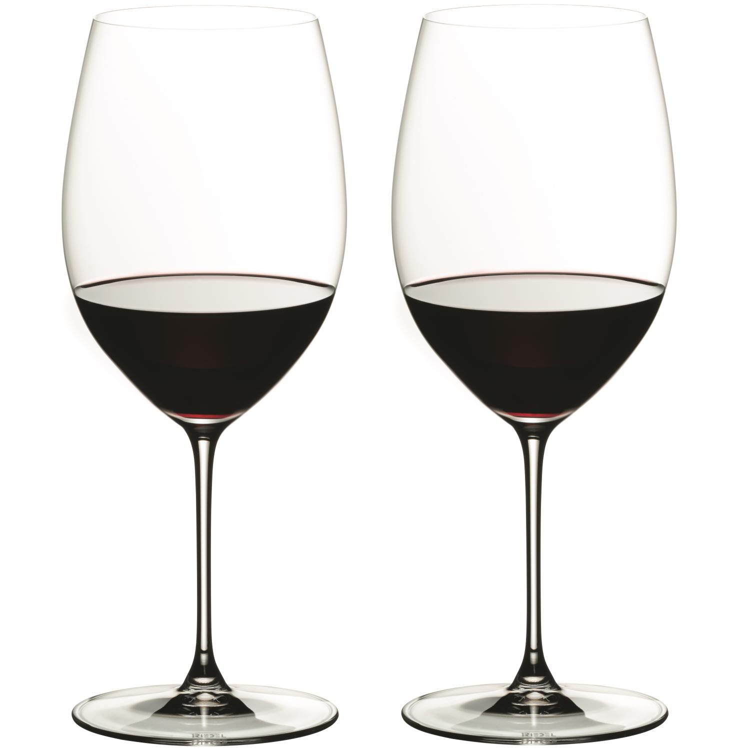 2 бокала для красного вина RIEDEL Veritas Cabernet/Merlot Set 6449/0