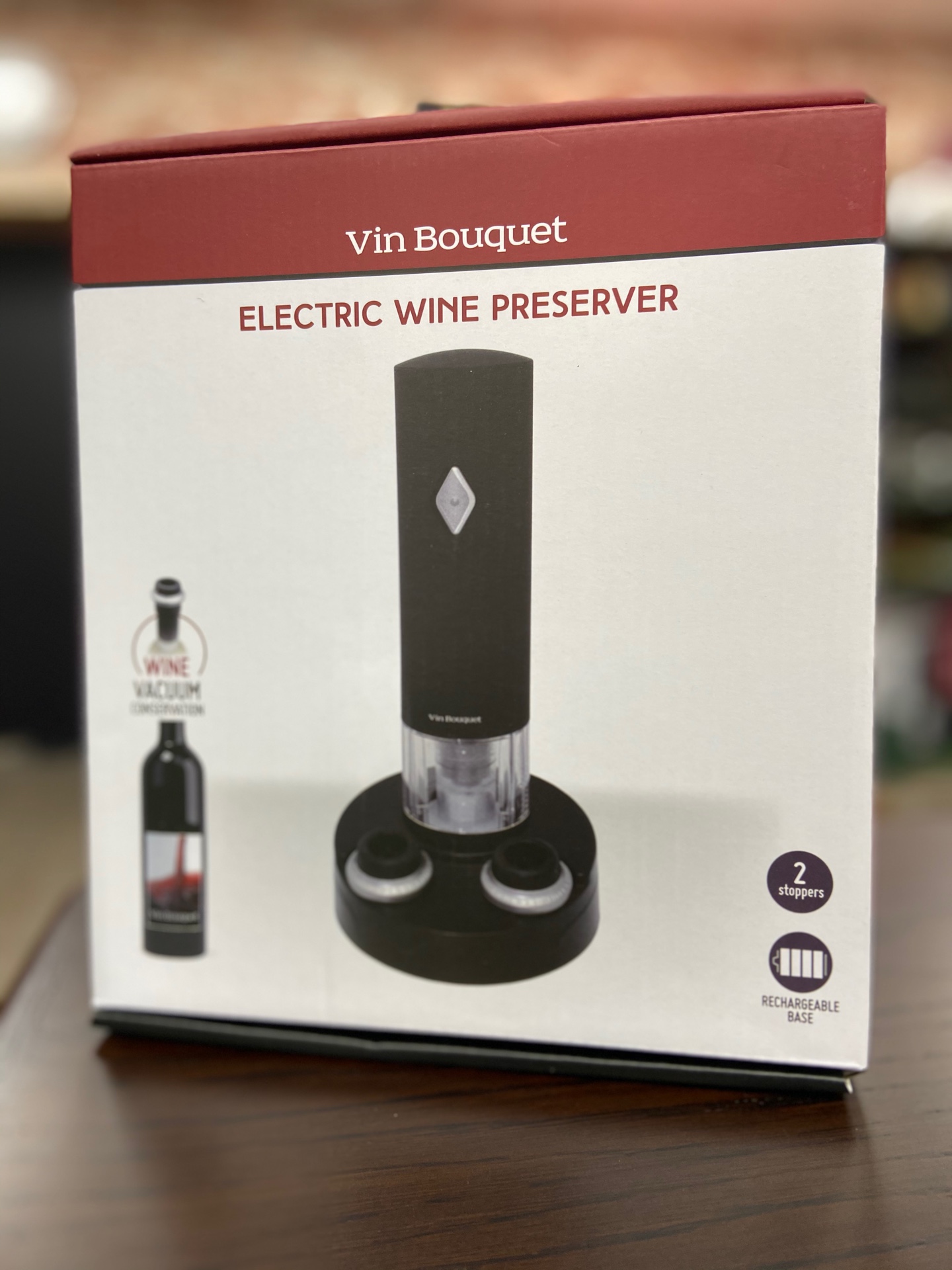 Электрический вакуумный насос Vin Bouquet FIC 002