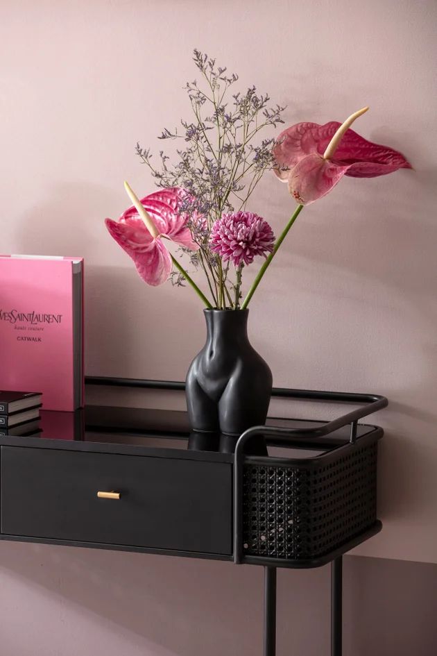 Ваза KARE Vase Donna Schwarz 54235