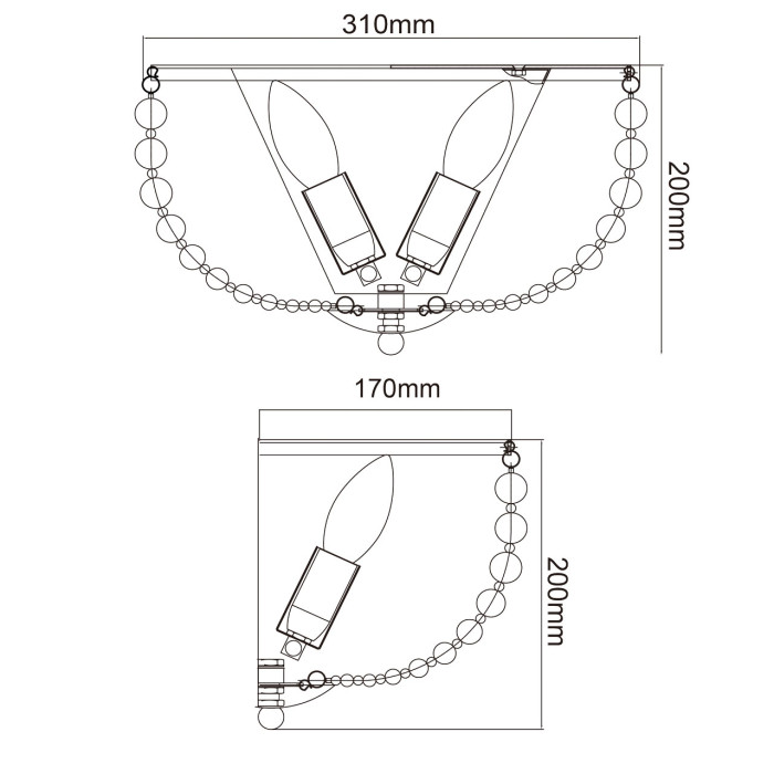 Бра MW-Light Breeze Wall Lamp 111022902