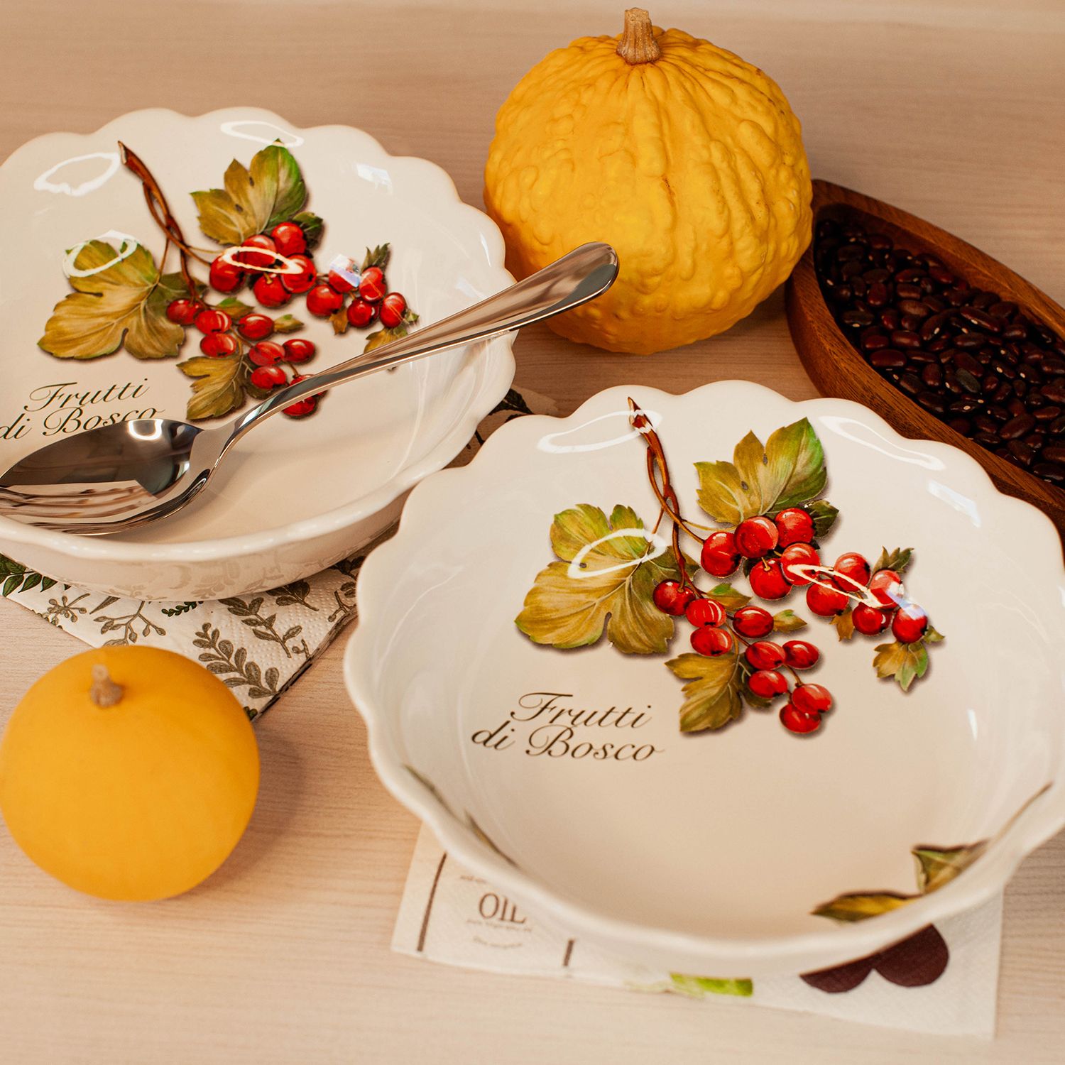 Тарелка для супа Nuova Cer Frutti di Bosco Piatto fondo 7410/3-FBO