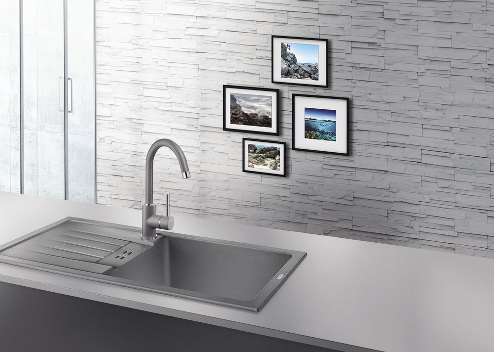 Кухонный смеситель Blanco Mida Silgranit-Look Tartufo 524207