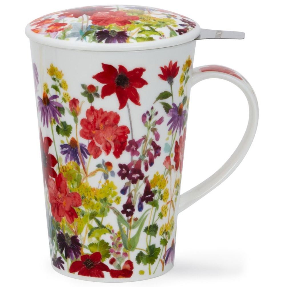 Кружка Dunoon Shetland Red Flowers Lawn Mug 78670704