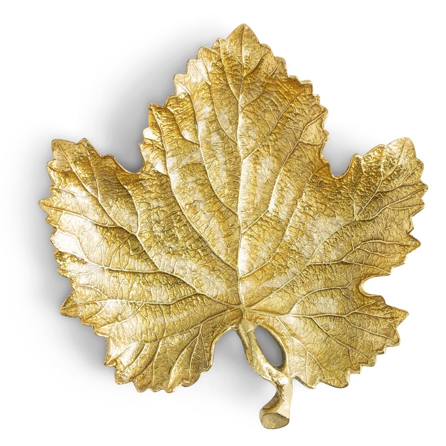 Блюдо для закусок Michael Aram New Leaves Grape Leaf Snack Plate 175652