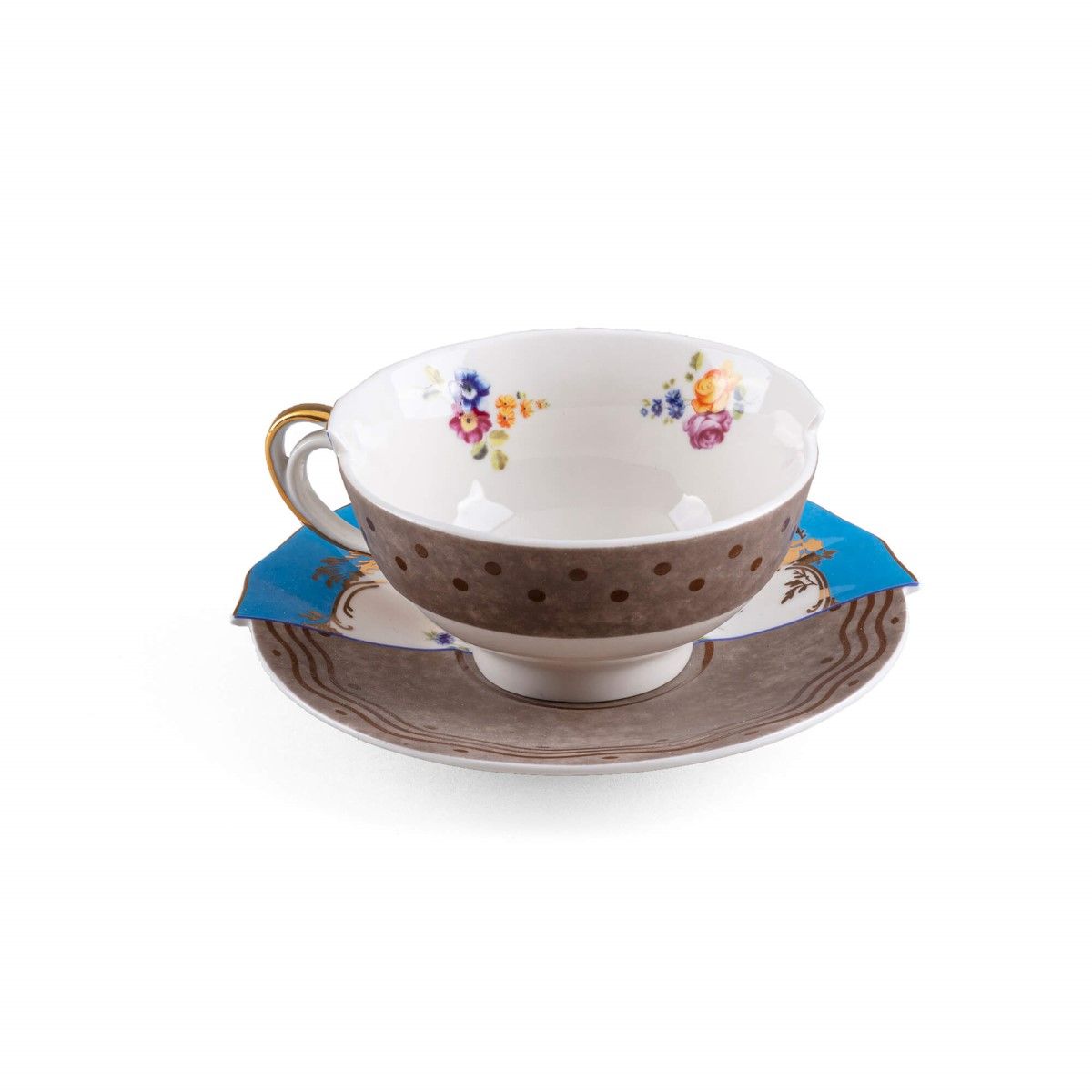 Чайная пара Seletti Hybrid Tea Cup Kerma 09171