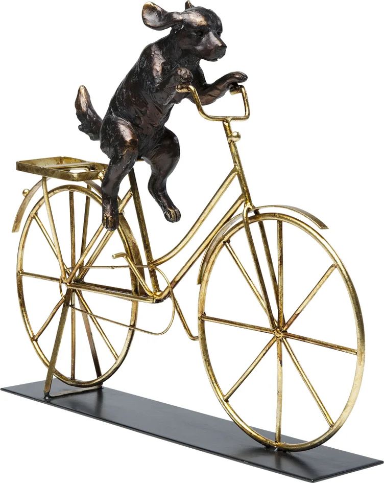 Фигурка KARE Deko Objekt Dog With Bicycle 63921