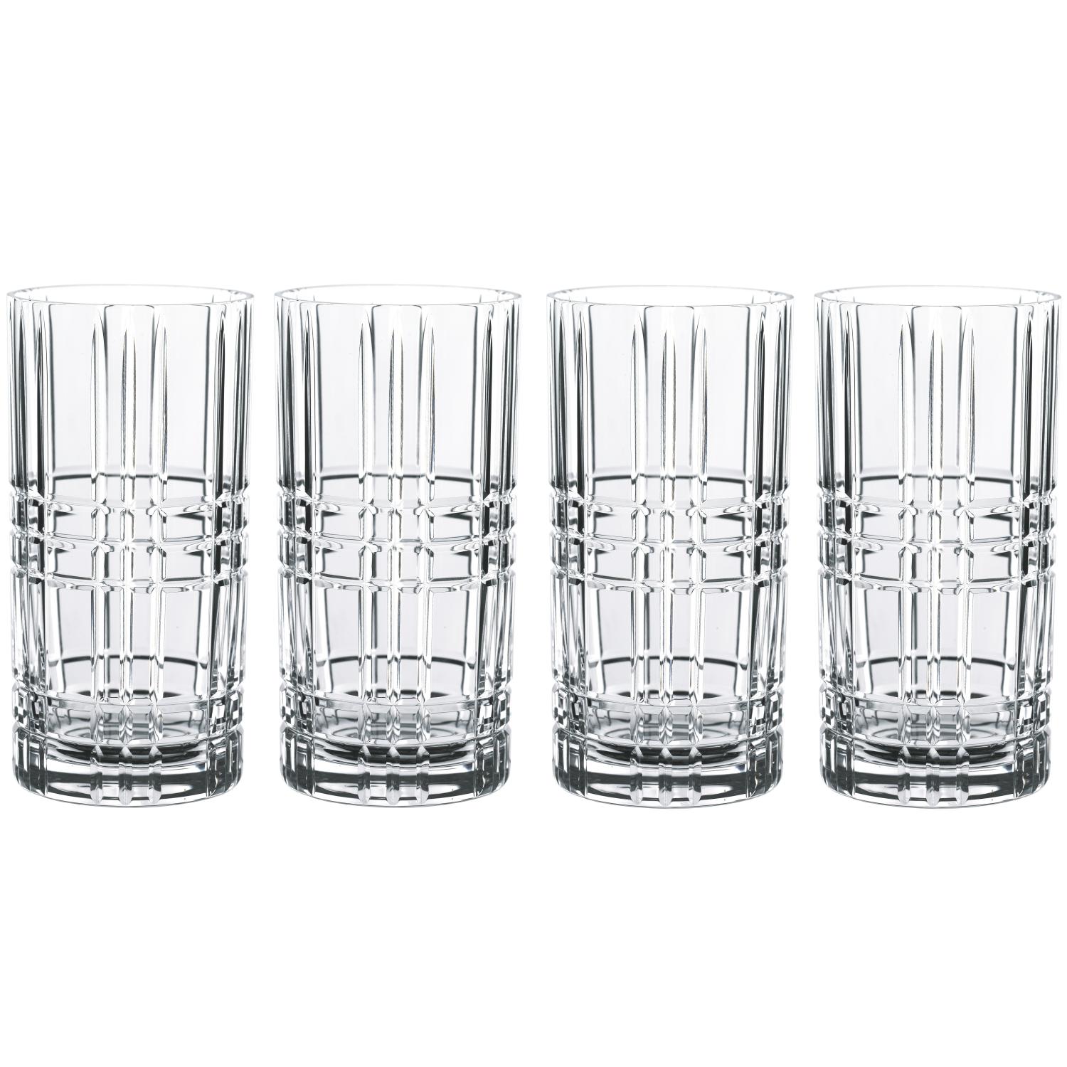 4 стакана для коктейлей Nachtmann Square Longdrink 445 мл (арт. 101049)