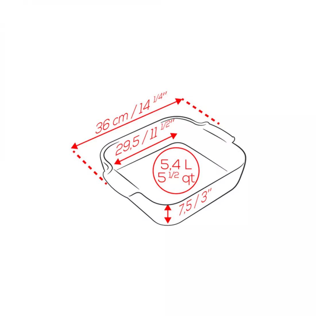 Форма для запекания Peugeot Saffron Yellow 61456